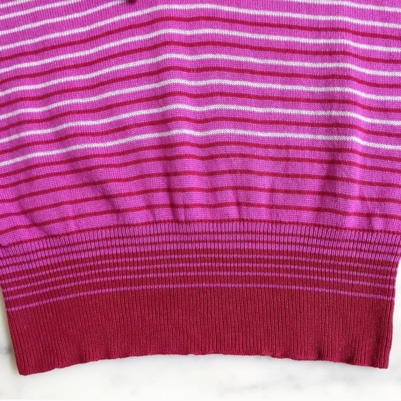 Express Vintage Silk Cashmere Striped Sweater - Picture 5 of 5